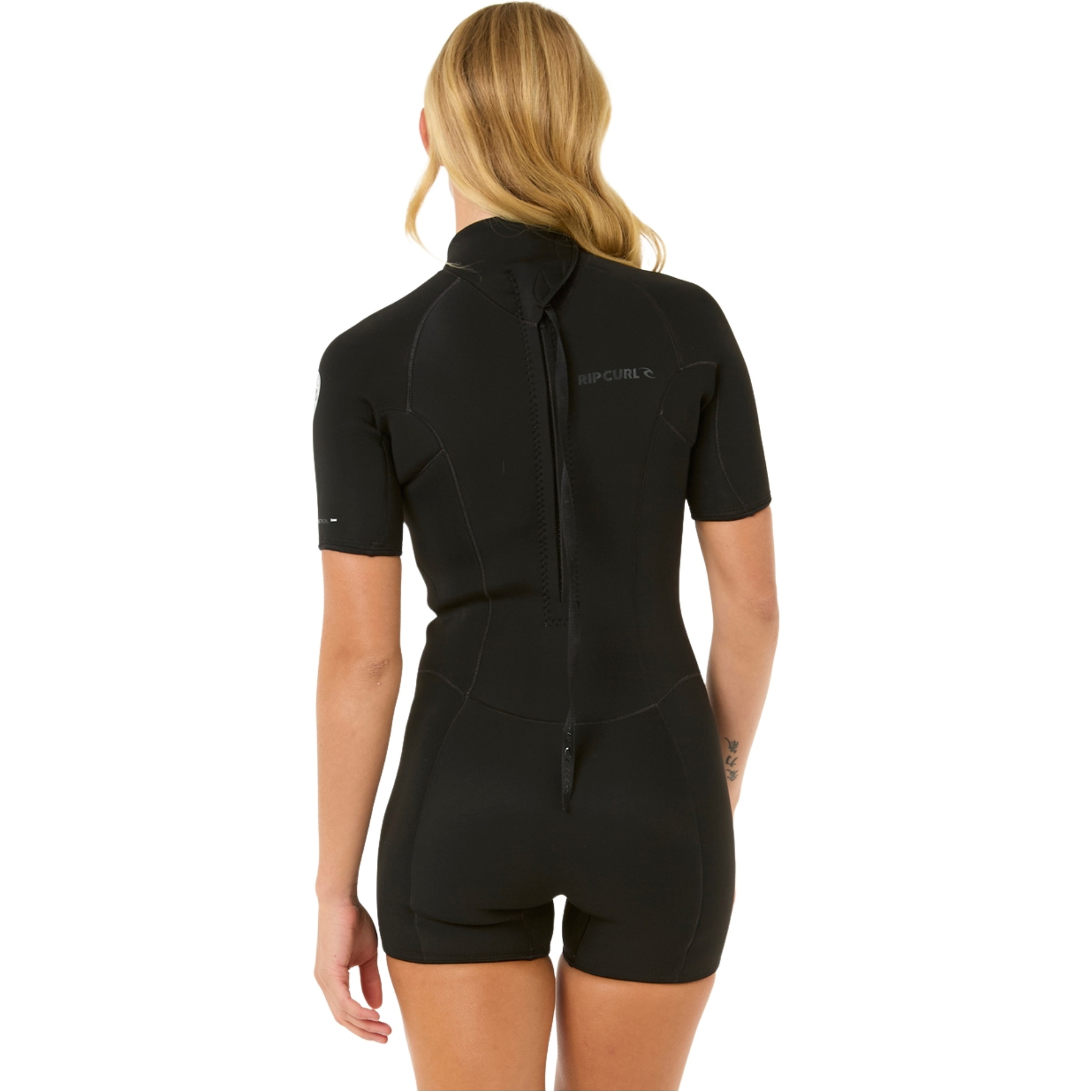 2026 Rip Curl Womens Dawn Patrol 2mm Back Zip Shorty 143WSP - Black